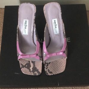 Sasha high heel mule